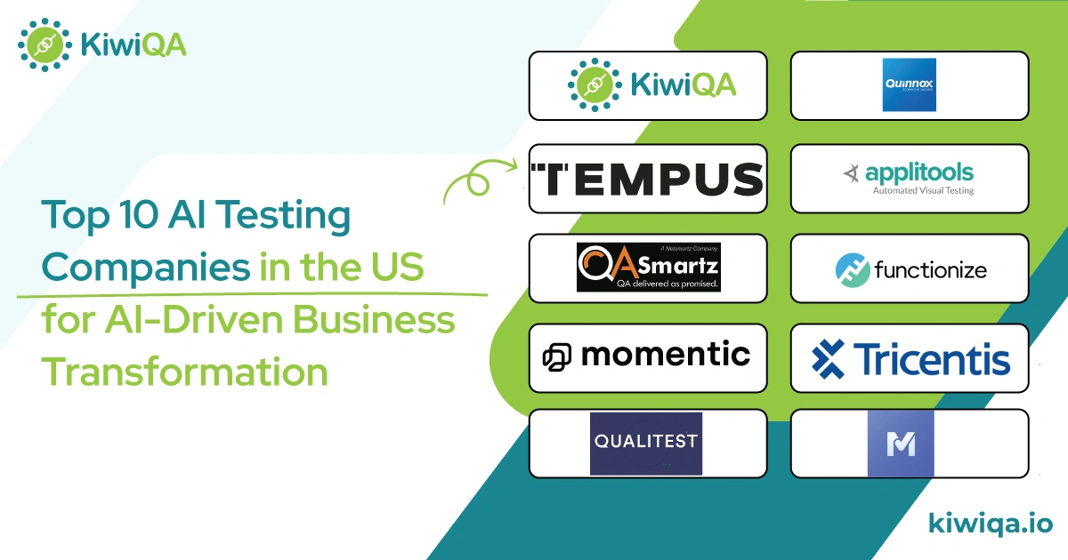 Top 10 AI Testing Companies in the US for AI-Driven Business Transformation
