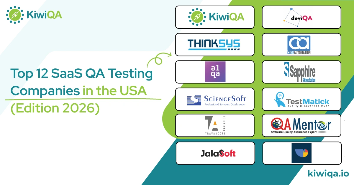 Top 12 SaaS QA Testing Companies in the USA (Edition 2026)