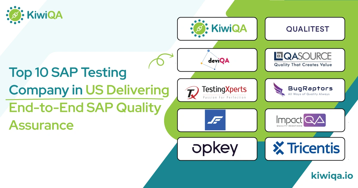Top 10 SAP Testing Company in US Delivering End-to-End SAP Quality Assurance